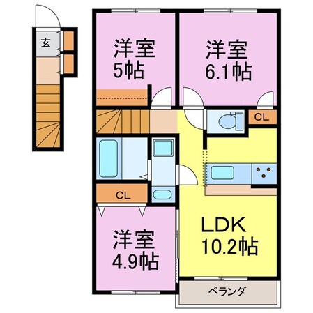 SEA　SIDEの物件間取画像